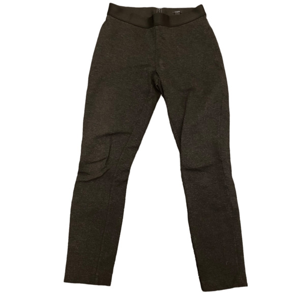 J Crew Pixie Charcoal Gray Pants 31090 Women's Ponte Leggings size 4 - Picture 2 of 9